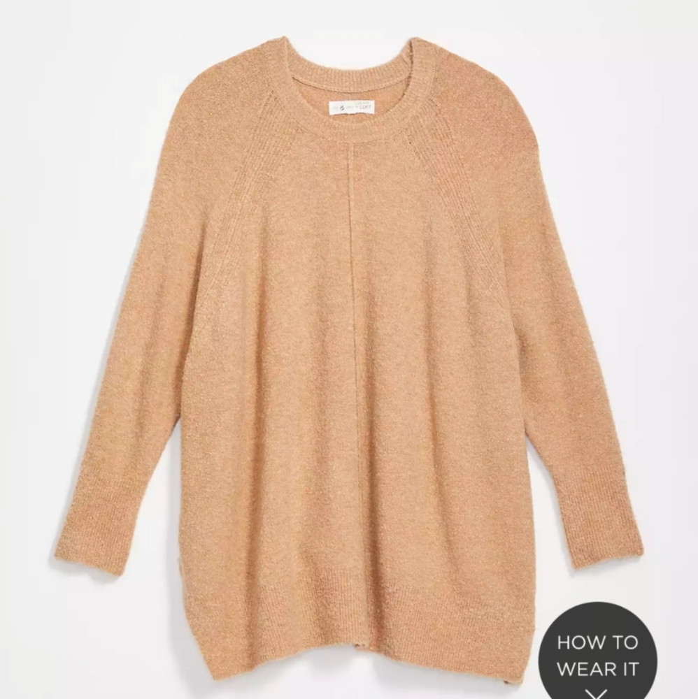 Lou & Grey NWOT poncho sweater